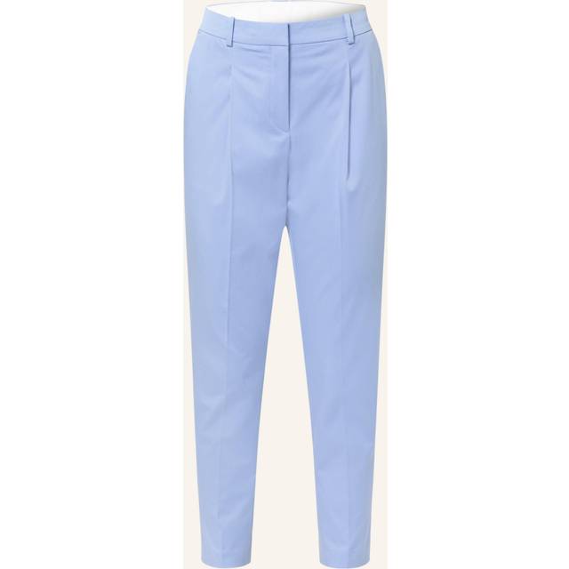 Blue Tetida Cropped Cotton Blend Trousers (16)