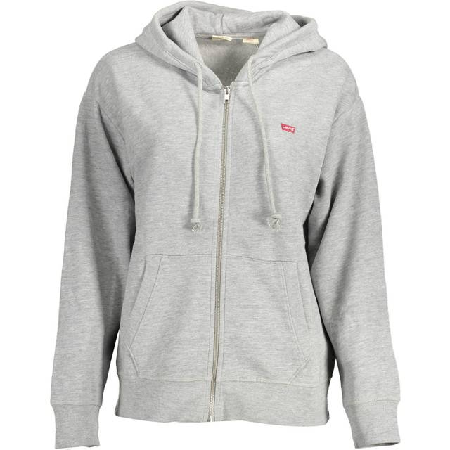 Levi's Standard Zip Sweatshirt Hoodie dam, Starstruck Heather Grey, XS
