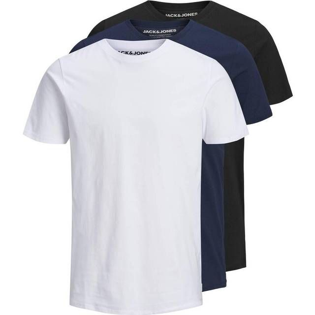 T-shirts Jack & Jones organic basic (x3) - Noir - XL