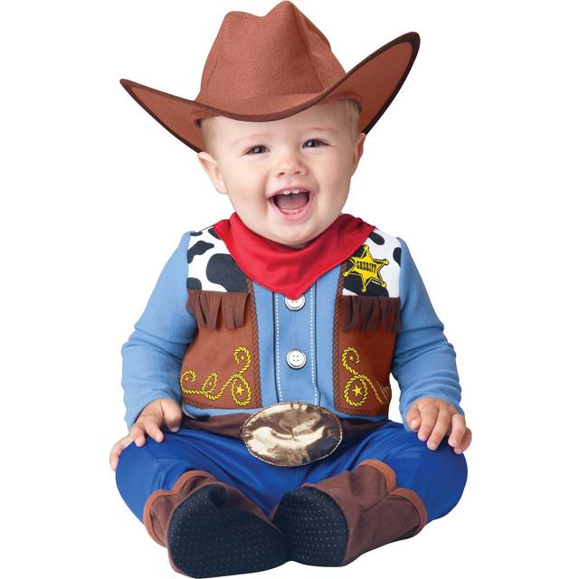 Wee Wrangler Cowboy Infant Costume - Blue&#47;Brown&#47;Red (L)