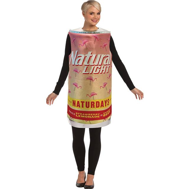 Natural Light Naturdays Can Adult Costume - Pink&#47;Red&#47;Yellow (One-Size)