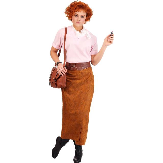 The Breakfast Club Claire Standish Costume for Adults - Brown&#47;Pink (XL)