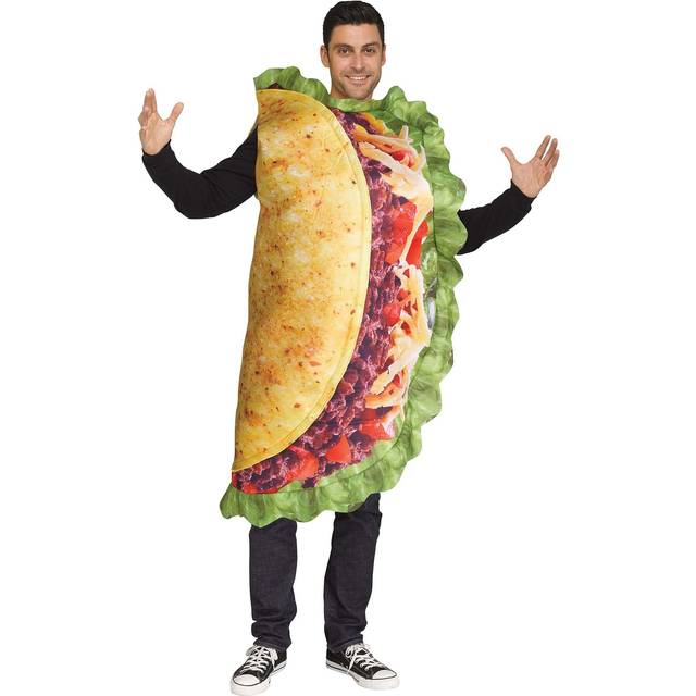 Realistic Adult Plus Size Taco Costume - Green&#47;Brown (PL)