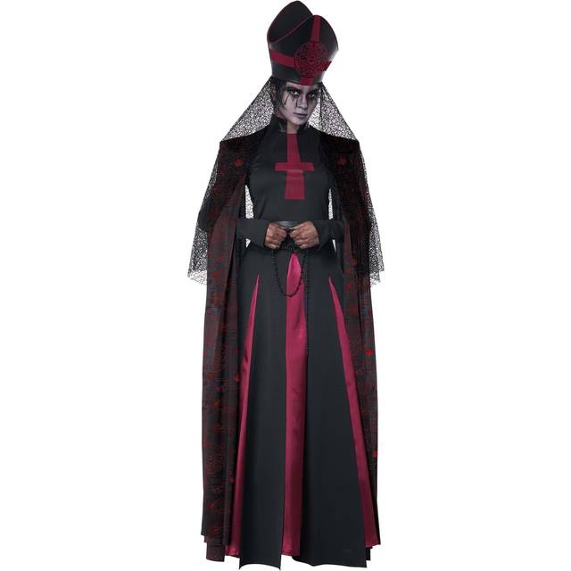 Occult Priestess Women's Costume - Black&#47;Red (M)