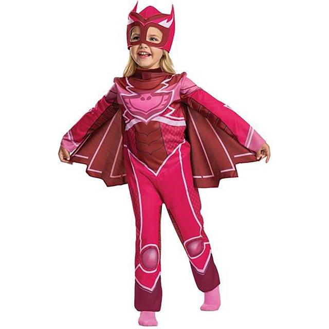 PJ Masks Owlette Megasuit Costume for Toddlers - Pink&#47;Red (3T/4T)