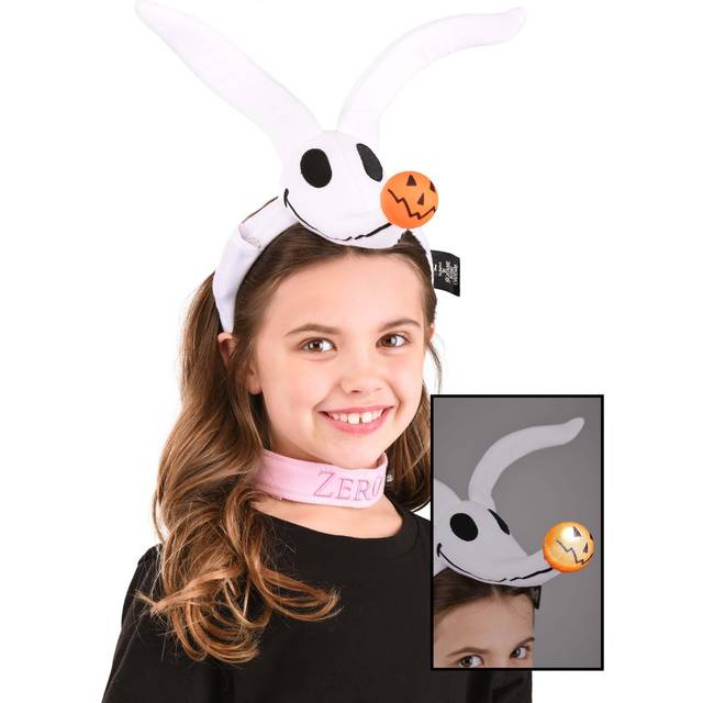 Nightmare Before Christmas Zero Costume Headband Set - Orange&#47;Pink&#47;White (One-Size)