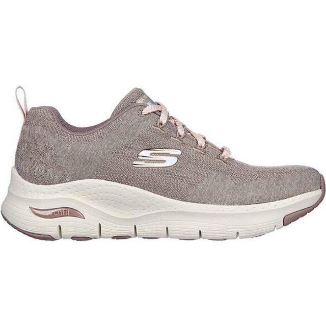 Skechers Arch Fit - Comfy Wave dam Sneaker, Brun, 41 EU
