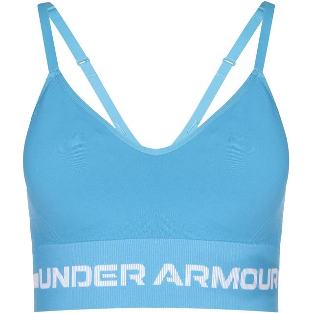 Under Armour Seamless Low Long Bra Blue S (S)