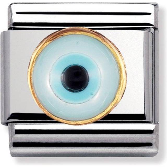 Nomination Classic Gold Greek Eye Stone Sparkly Charms