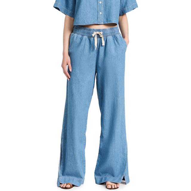 Frame Cotton and linen drawstring pants