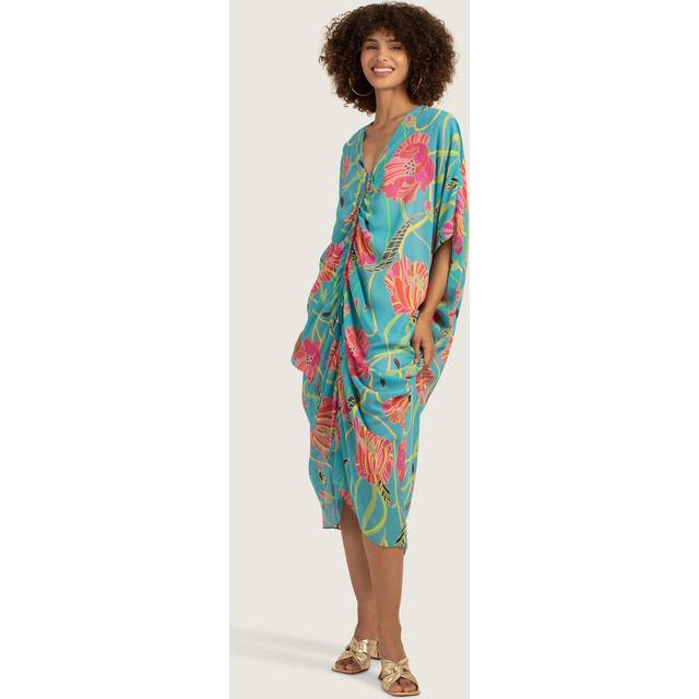 Trina Turk Relaxed Fit Shadow Maxi Dress