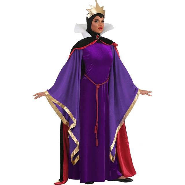 Plus Size Disney Snow White Evil Queen Women&#39;s Costume - Black&#47;Purple (7X)