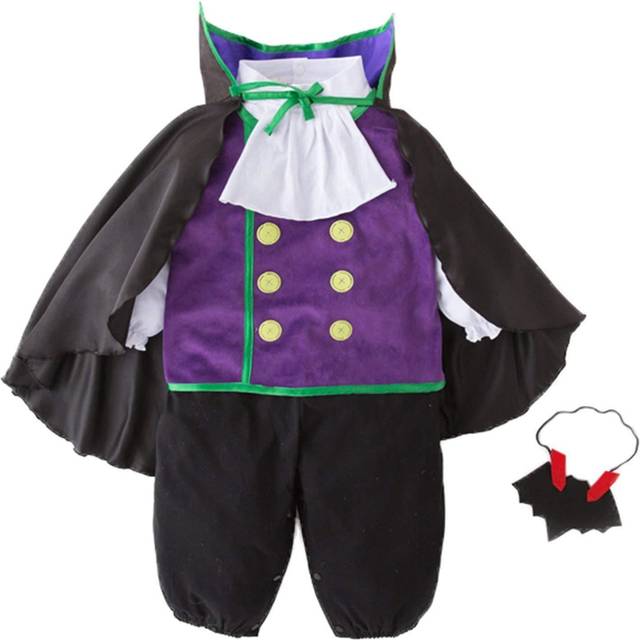 Bilo Infants Toddlers Baby Boys Vampire Halloween 4-Piece Costume Outf