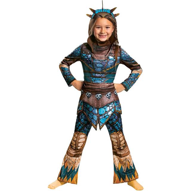 How to Train Your Dragon Astrid Classic Costume for Girls - Brown&#47;Beige&#47;Blue (3T/4T)