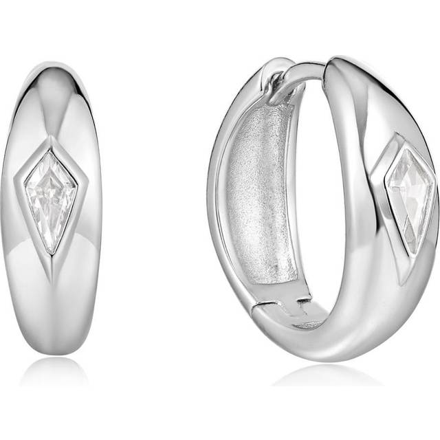 Ania Haie Dance Til' Dawn Sterling Silver CZ Dome Earrings