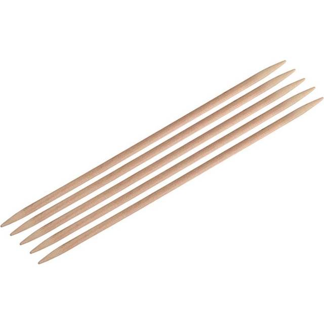 KnitPro nålspel stickad, bambu, natur, 20 x 0,4 x 0,4 cm, 5 enheter