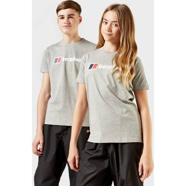 Kids' Logo T-Shirt, Grey - 3-4Y
