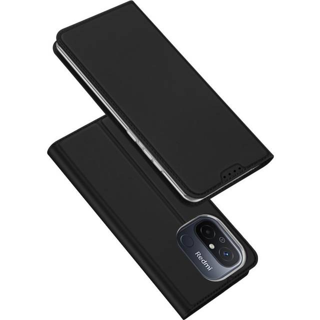 Xiaomi Redmi 12C, Poco C55 Dux Ducis Skin Pro Flipfodral - Svart