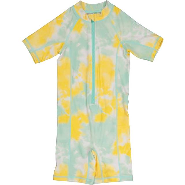 UV-Dräkt Tie Dye Gul 62/68