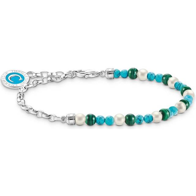 Green Charm Club Bracelet - Gold (15cm)