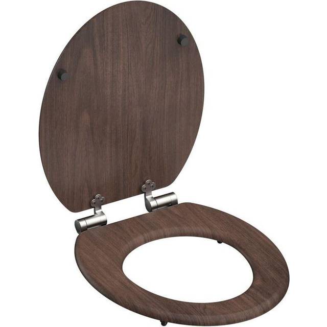 SCHÜTTE Darkwood 80193-A Toalettsits, Mörkbrun, 43,5 cm x 37,5 cm x 5,5 cm