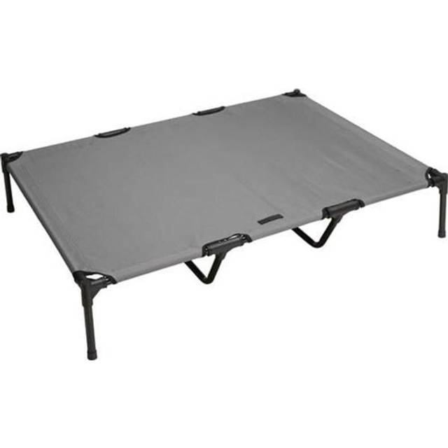 Companion Folded Camping Bed 122x91x23 cm Grey