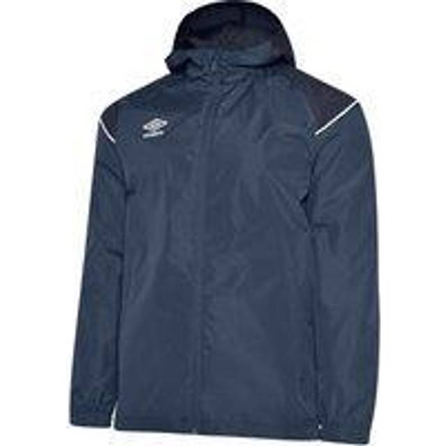 Umbro Boys Childrens/Kids Hooded Waterproof Jacket (Navy/Peacoat/Brilliant White) - Multicolour - Size 9-10Y