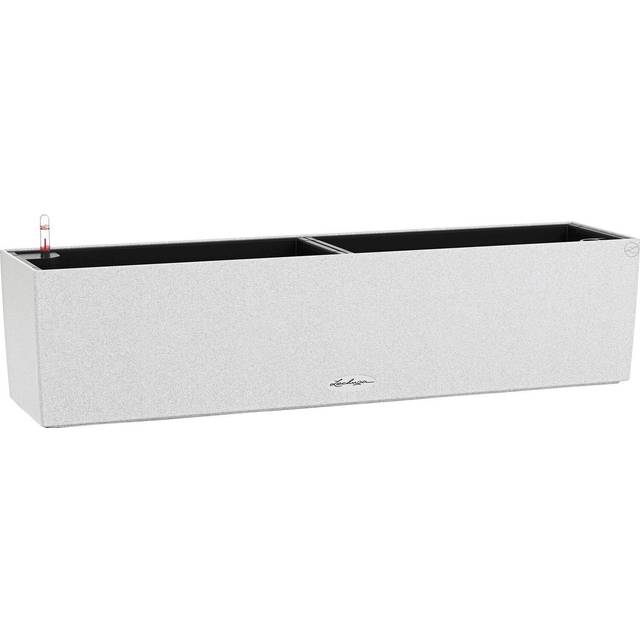 Balconera Stone Self-Watering Planter - Quartz white / 8l - White