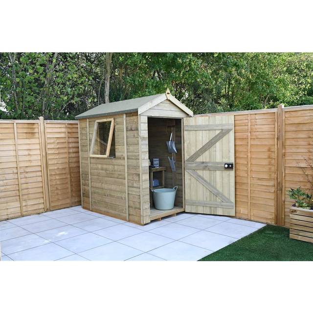 Timberdale Pressure Treated 6x4 Apex Shed - Installation Included / Without Base