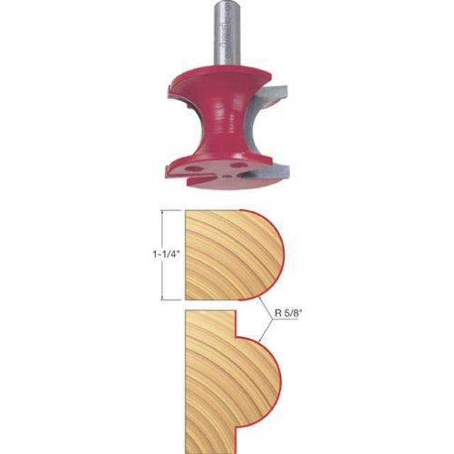 Freud 82120 58 Radius Half Round Bit with 12 Shank