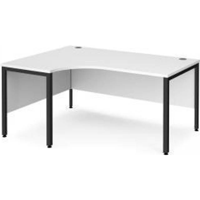 Dams International Left Hand Ergonomic Desk MB16ELKWH 1,600 x 1,200 x 725 mm