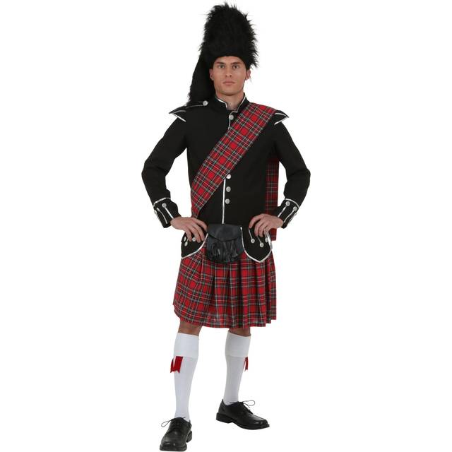 Men's Plus Size Scottish Costume - Black&#47;Multi (2X)