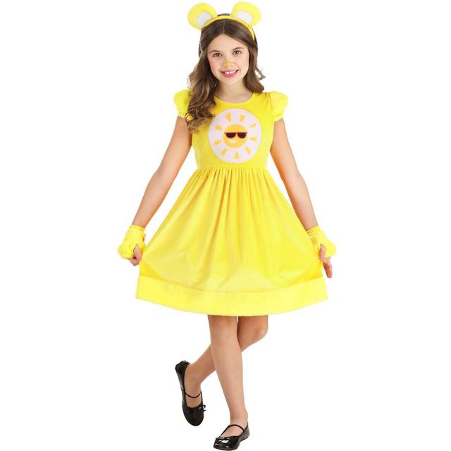 Funshine Bear Party Dress Costume for Girls - Black&#47;White&#47;Yellow (S)