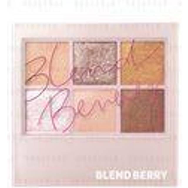 Kose - Blend Berry Aura Creation Eye Color Palette 009 Apricot & Creamy Brown