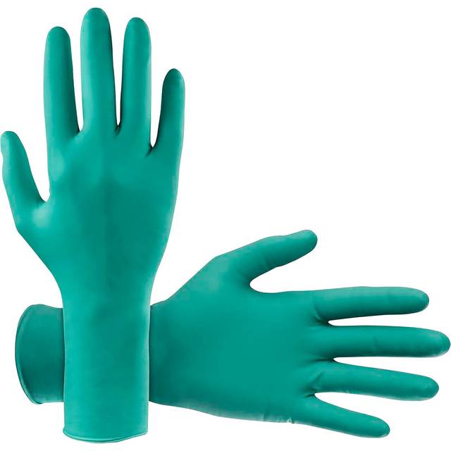 SAS Safety SAS-66591 Chemdefender Non-Latex Glove, Green - Small