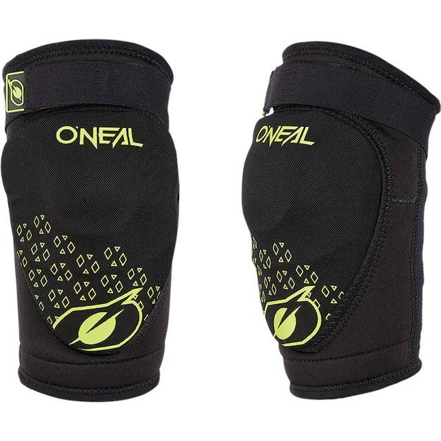 O'NEAL | Armbågsskydd | Barn | BMX mountainbike MTB | Ventilerande neopren, lätt och ultratunn konstruktion, nötningsbeständigt material | Dirt Elbow Guard Youth V.23 | Svart neongul | OS