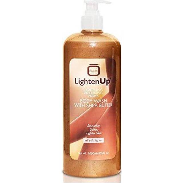 Omic LightenUp PLUS Exfoliating Papaya Body Wash med Shea Butter - 1 000 ml/33,81 Oz