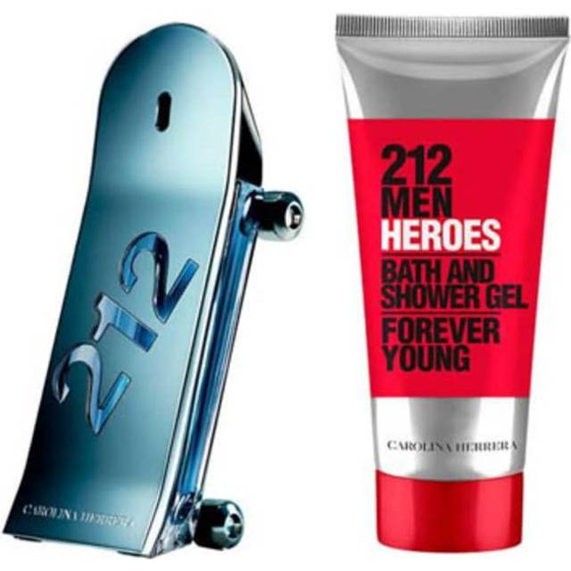 Carolina Herrera 212 Heroes Eau De Toilette 90ml + Shower Gel 100ml Gift Set 90ml