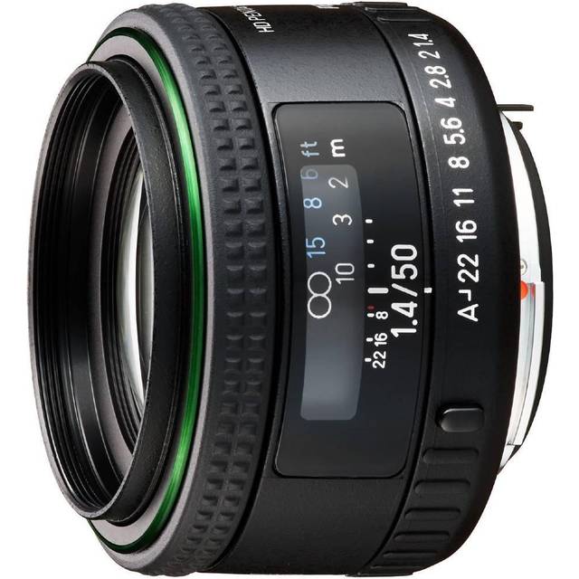 PENTAX-FA 50mm F1.4 Large Aperture HD Coating Contemporary Design Camera Lens (Black Matte Finish) in Matte Black