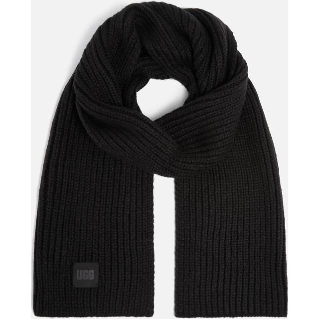 UGG CHUNKY BLACK SCARF