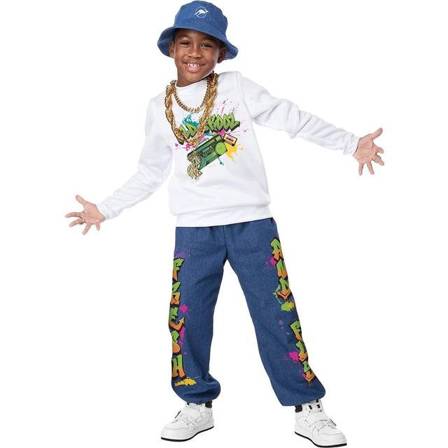 California Costumes 90's Hip Hop Kid Boys Costume XL size 12-14  Multi