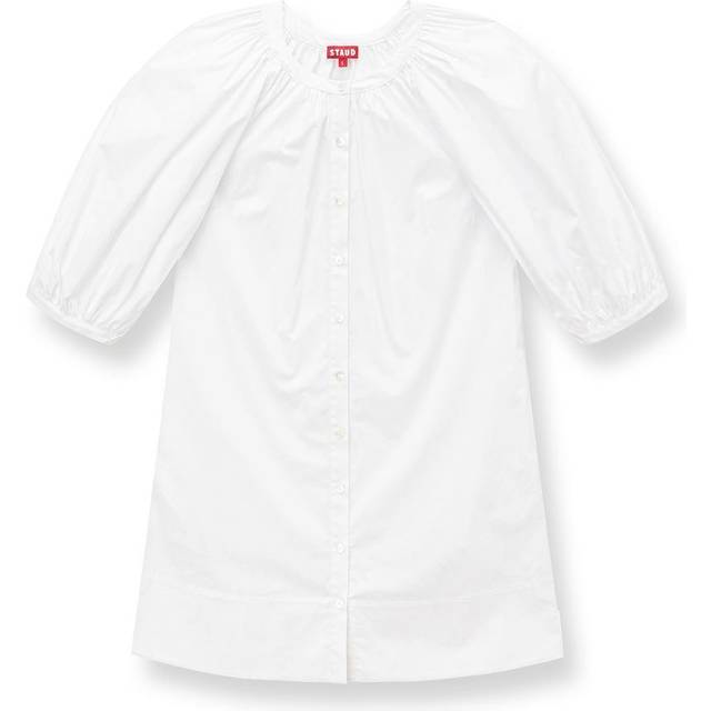 Vincent Mini Shirtdress - WHITE - X-Large