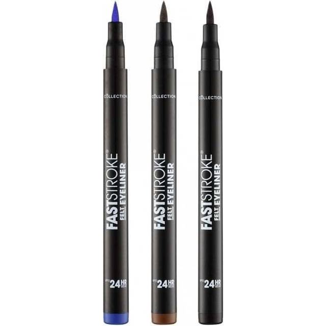 Collection Fast Stroke Extreme 24Hr Felt Eyeliner Sh1 Black