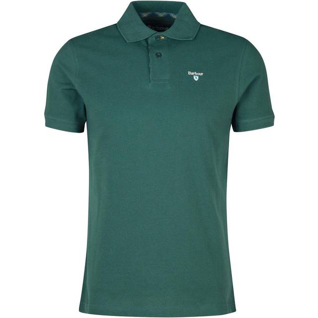 Barbour Lifestyle Tartan Pique Polo Green Gables