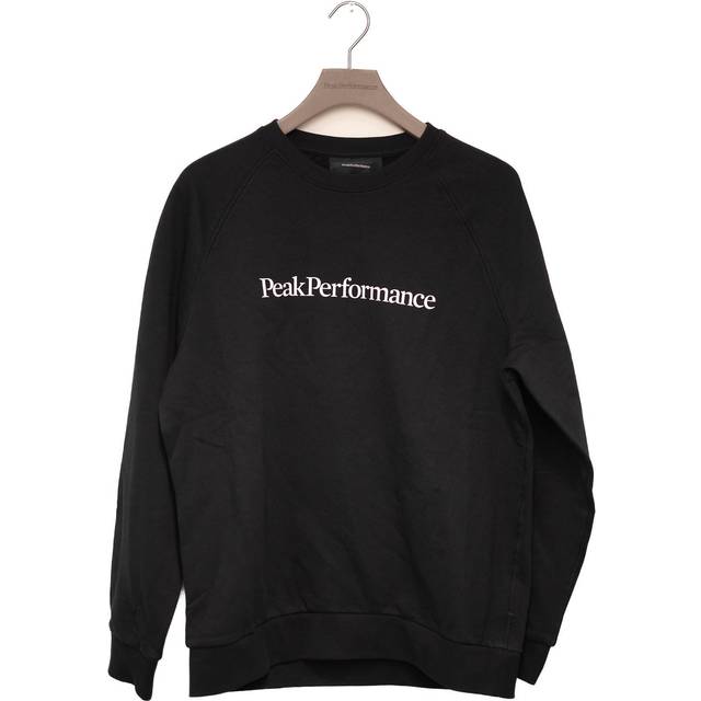 Peak Performance M Ground Crewblack Herr Sweatshirts Stl. L - Från Magasin - Black (L)