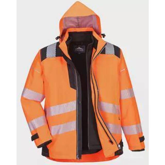 Portwest PW3 Hi-Vis 3-in-1 Jacket - Yellow/Black - XXL