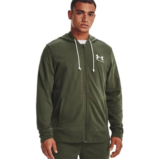 Sweatshirt Under Armour Rival Terry Lc Fz Green XL (XL)