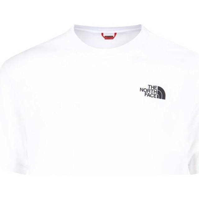 The North Face Red Box T-Shirt - TNF White/Super Sonic Print - S