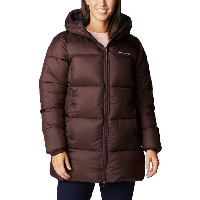 Columbia W's Puffect Mid Hooded Jacket New Cinder (L)