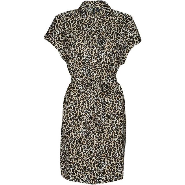 Short dress for women Vero Moda Mony - Marron